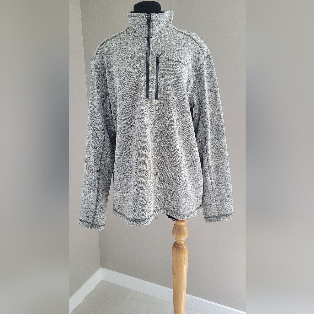 Men's Eddie Bauer Grey Sweater/Jacket Excellent Condition Large